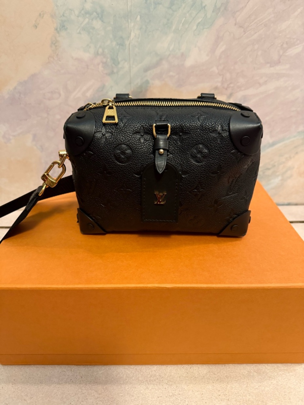 Louis Vuitton Petite Malle Souple Monogram Empreinte Leather shoulder bag - Picture 5 of 11